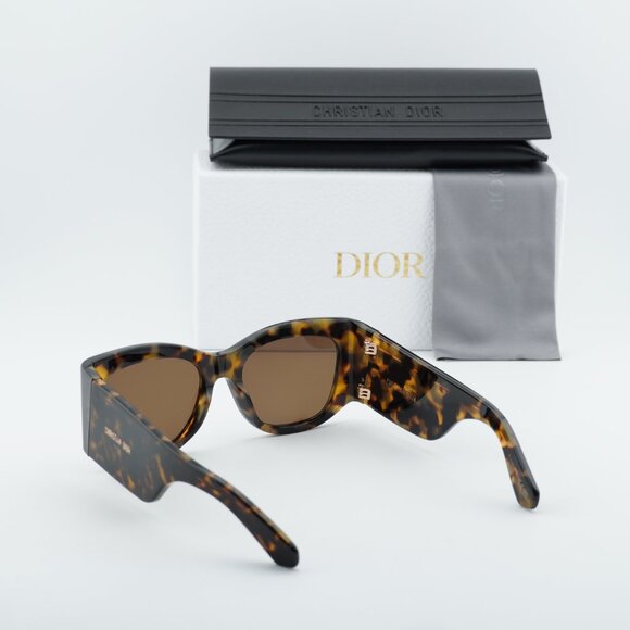 Dior DIORNUIT S1I 24F0 Square Sunglasses - Havana/Brown main image 12